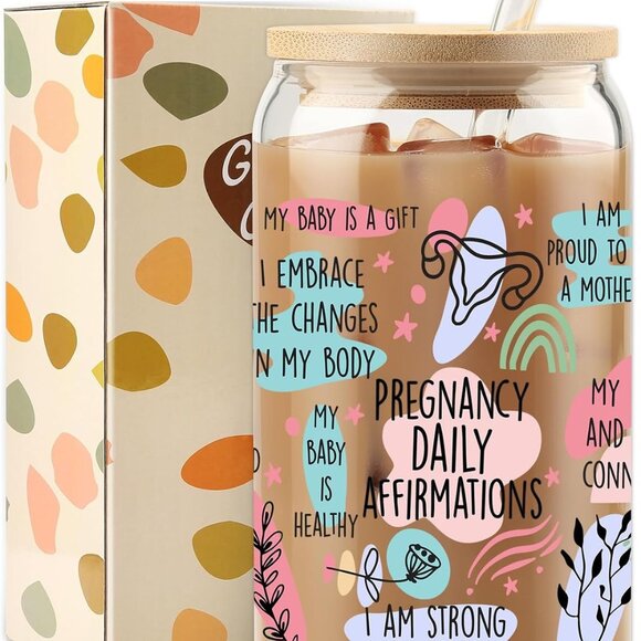 Pregnancy Daily Affirmations Tumbler - Picture 3 of 6